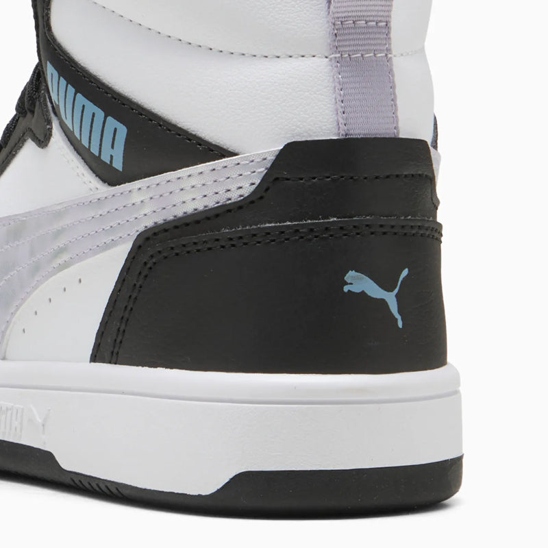 SCARPE SNEAKERS RAGAZZA PUMA REBOUND V6 402768 ECO PELLE 02 NERO ORIGINALE2026