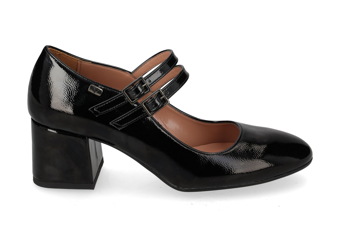 SCARPE DCOLTE TACCO DONNA VALLEVERDE 19231 PELLE NERO ORIGINALE AI 2025