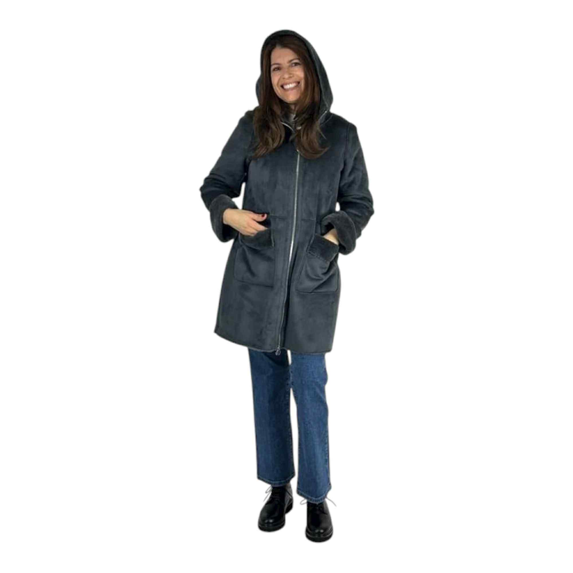 CAPPOTTO MONTGOMERY DONNA DIANA GALLESI F595R001408N 13 GRIGIO ORIGINALE AI 2026