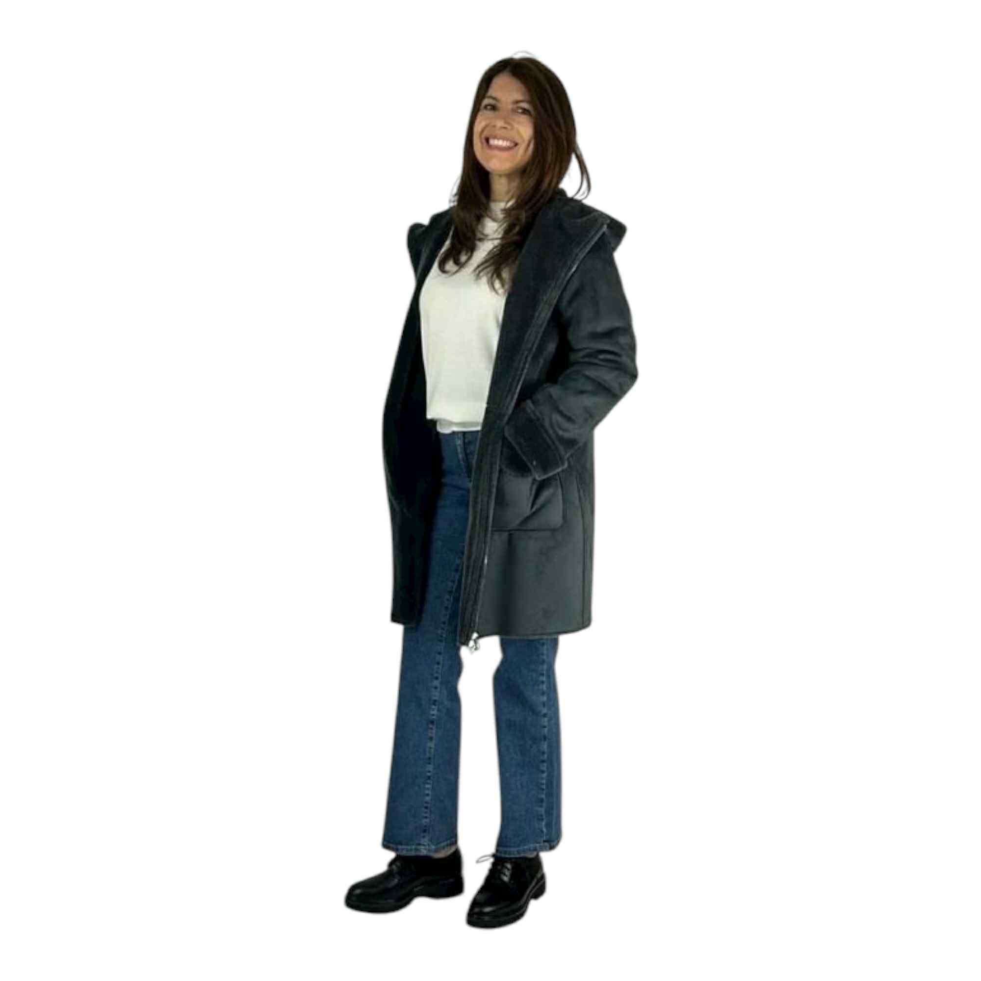 CAPPOTTO MONTGOMERY DONNA DIANA GALLESI F595R001408N 13 GRIGIO ORIGINALE AI 2026