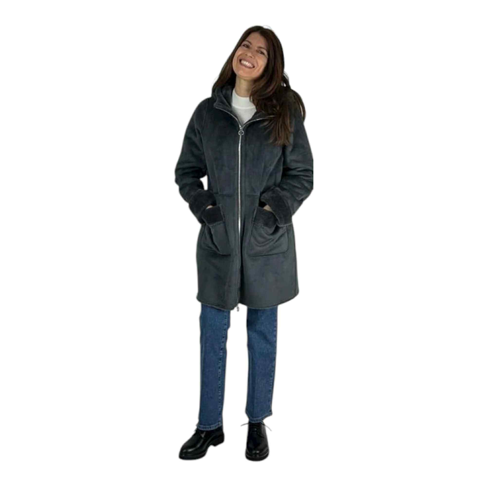 CAPPOTTO MONTGOMERY DONNA DIANA GALLESI F595R001408N 13 GRIGIO ORIGINALE AI 2026
