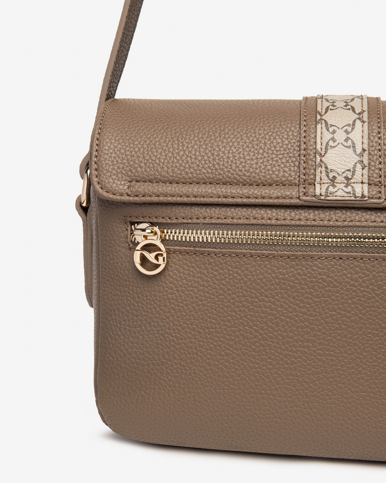 BORSA BORSE DONNA NERO GIARDINI I544073D ECO PELLE 401 FANGO ORIGINALE AI 2026