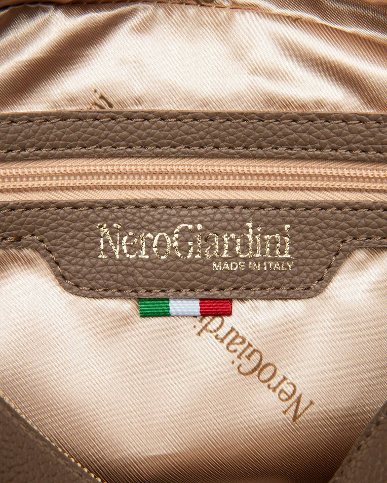 BORSA BORSE DONNA NERO GIARDINI I544073D ECO PELLE 401 FANGO ORIGINALE AI 2026