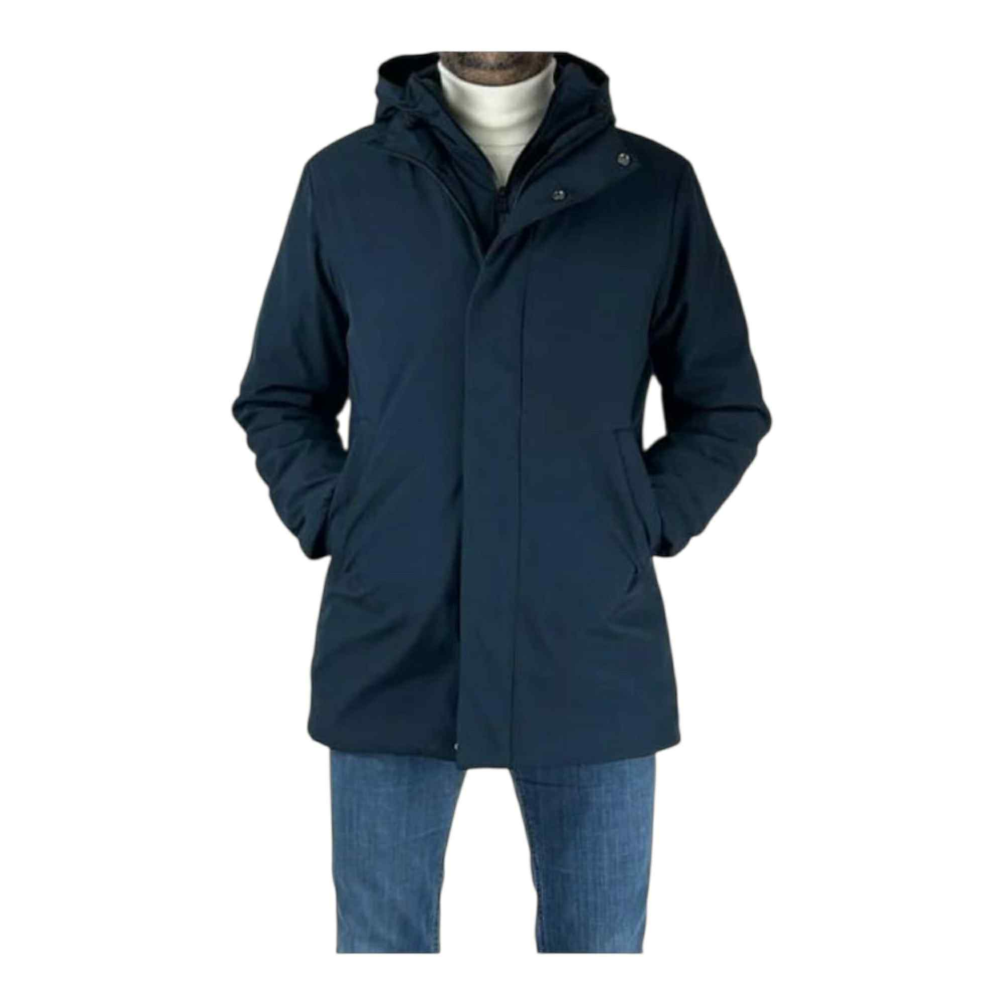 GIUBBOTTO GIUBBINO UOMO DOUBLE EIGHT HARD8 00 PD27 1542 BLU ORIGINALE AI 2026