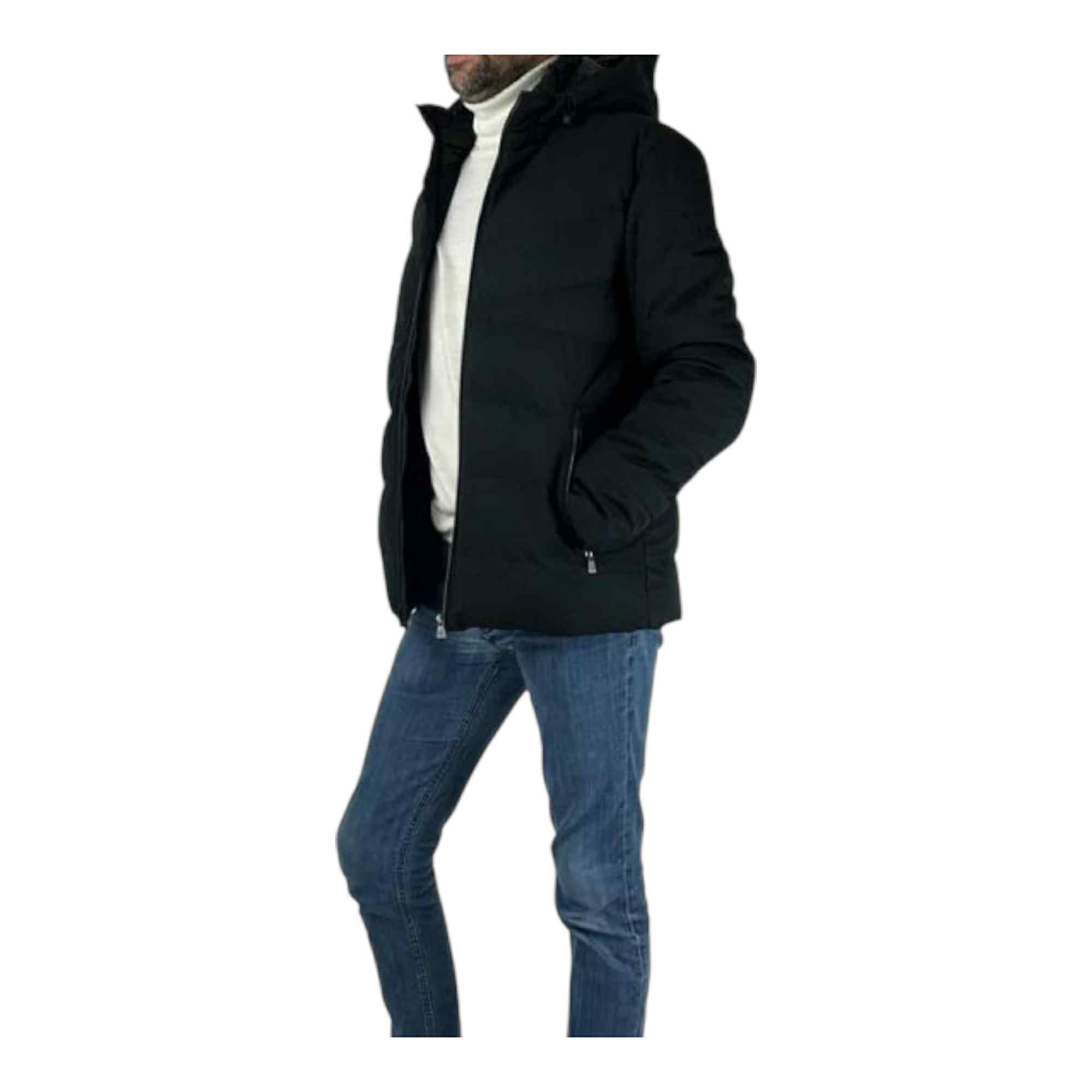 GIUBBOTTO GIUBBINO UOMO DOUBLE EIGHT GUFF8 OO PD62 1545 NERO ORIGINALE AI 2026