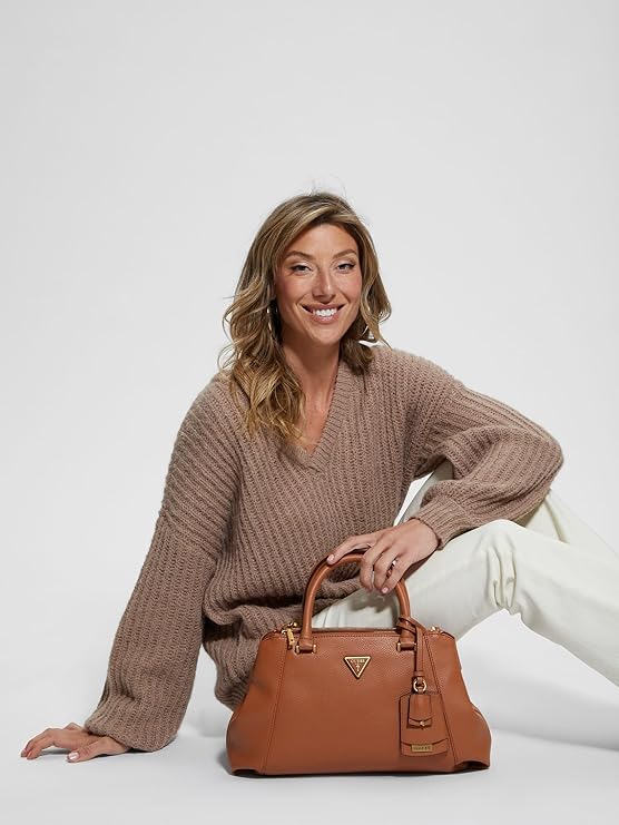 BORSA BORSE DONNA GUESS GROUP LARYN BA919606 ECO PELLE MARRONE ORIGINALE AI 2026