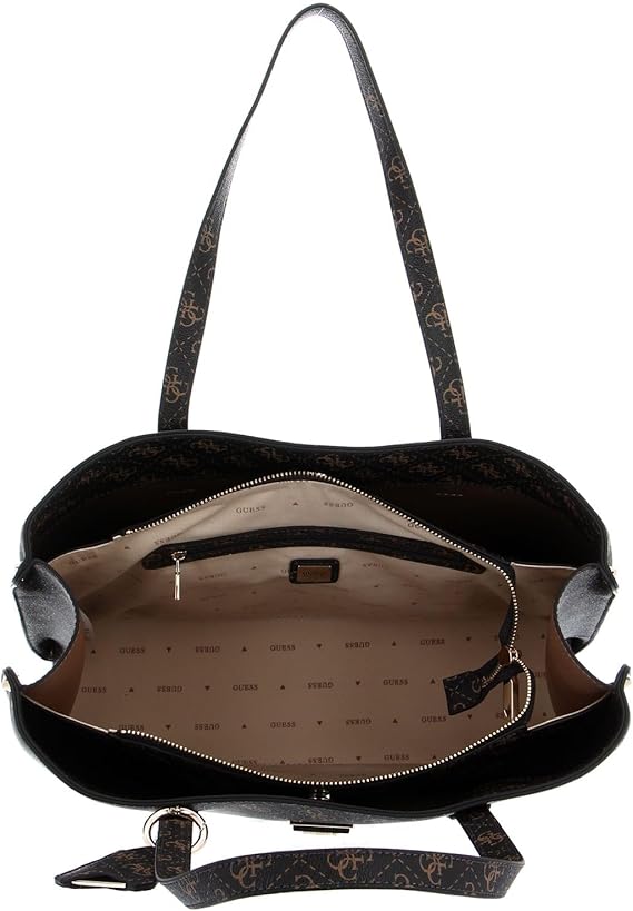 BORSA BORSE DONNA GUESS MERIDIAN QG877823 ECO PELLE MARRONE ORIGINALE AI 2026