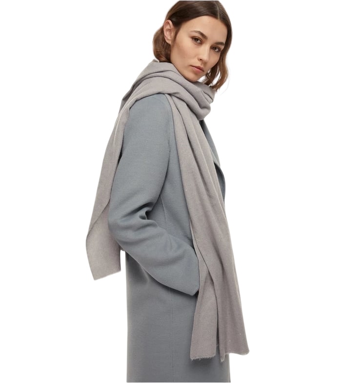 SCIARPA STOLA DONNA EMME MARELLA RINVIO 25255460212 GRIGIO ORIGINALE AI 2026