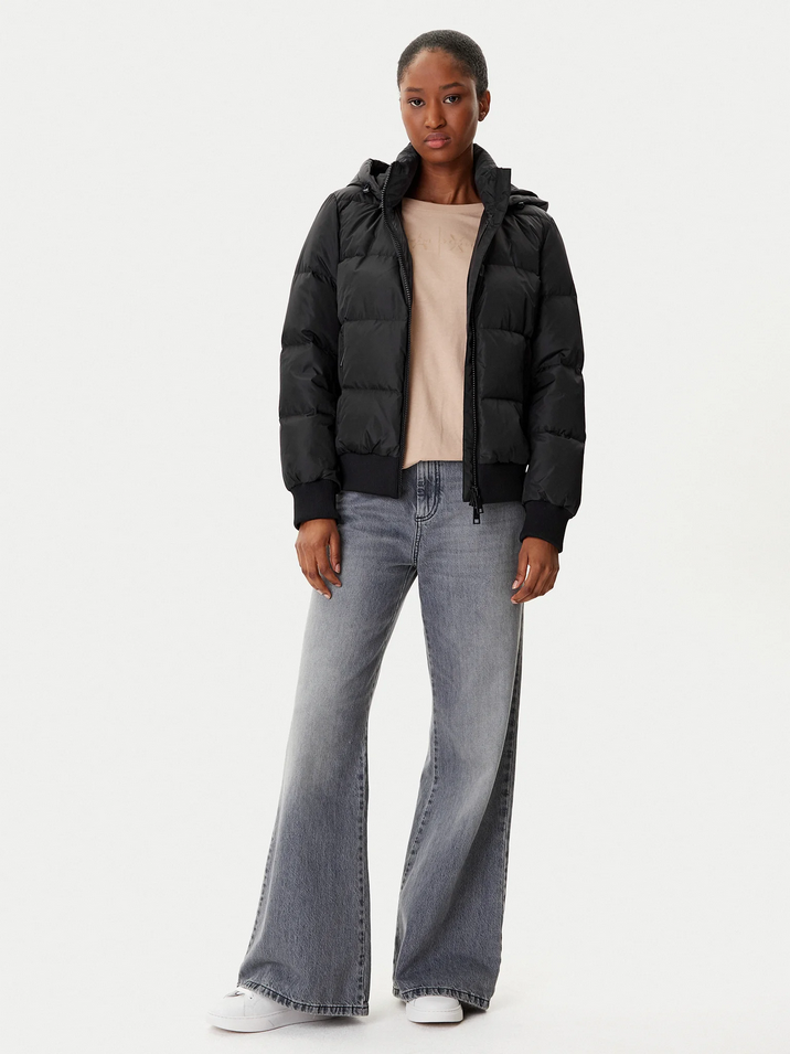 GIUBBOTTO DONNA AX ARMANI EXCHANGE DOWN XW000228 AF122869 NERO ORIGINALE AI 2026