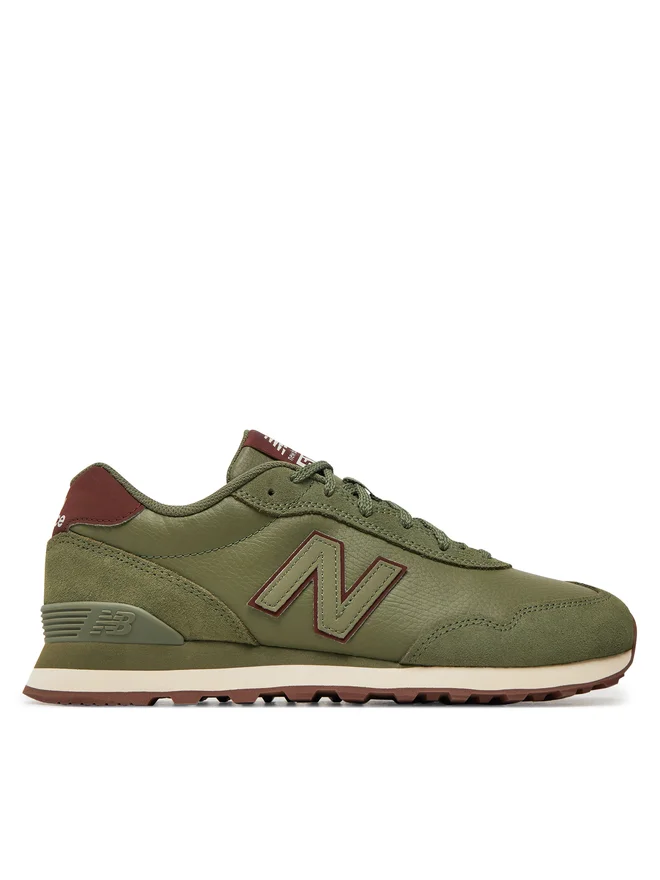 SCARPE SNEAKERS UOMO NEW BALANCE ML515ADW ECO PELLE VERDE ORIGINALE AI 2026