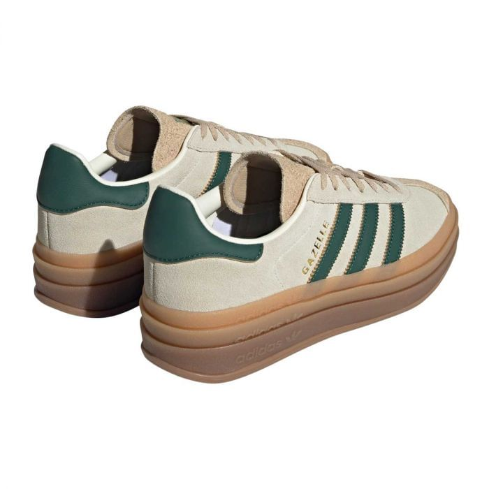 SCARPE SNEAKERS DONNA ADIDAS GAZELLE BOLD ID7056 PELLE BIANCO ORIGINALE AI 2026