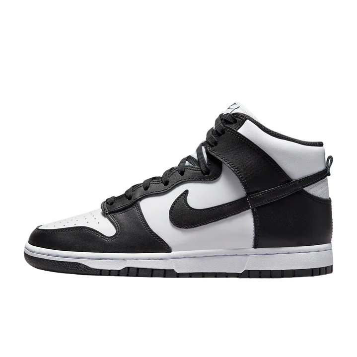 SCARPE SNEAKERS UOMO NIKE DUNK HI RETRO DD1399 PELLE NERO ORIGINALE AI 2026