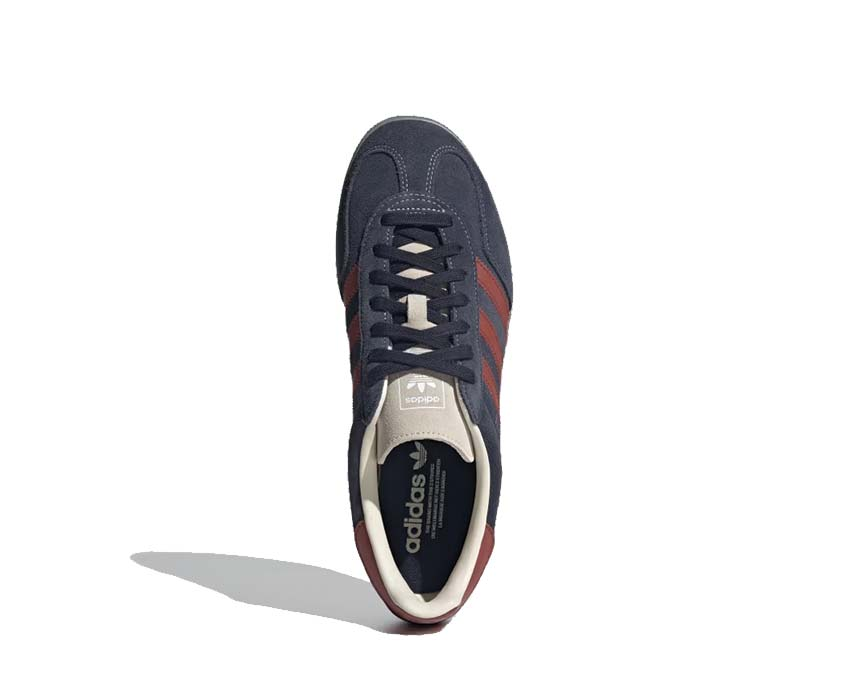 SCARPE SNEAKERS UOMO ADIDAS GAZELLE INDOOR JH5404 PELLE BLU ORIGINALE AI 2026