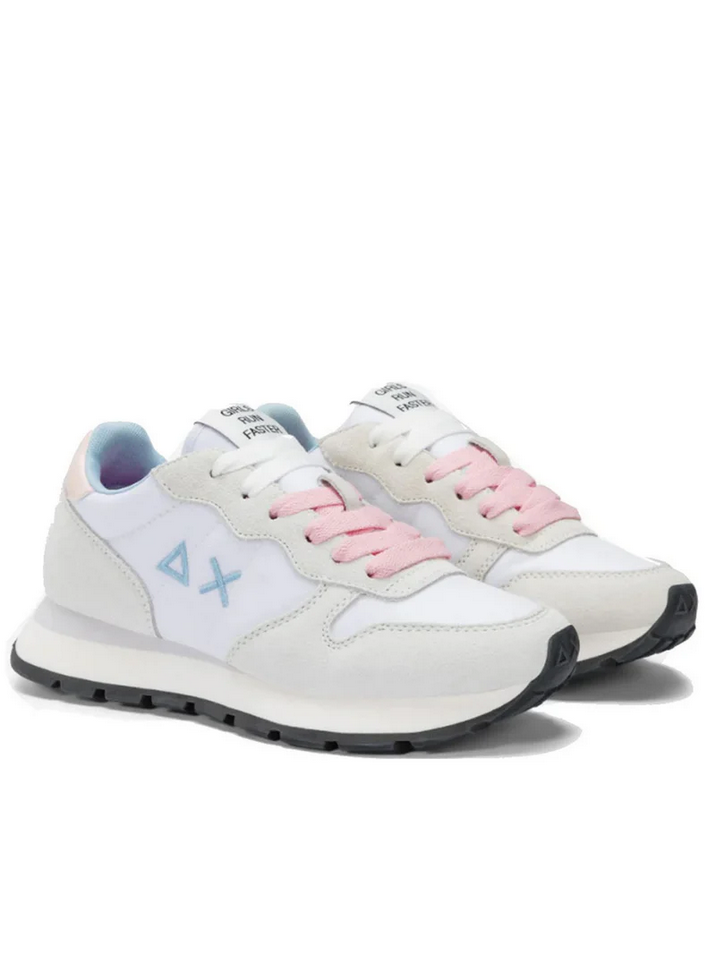 SCARPE SNEAKERS DONNA SUN68 ALLY SOLID Z35201 PELLE 01 BIANCO ORIGINALE AI 2026