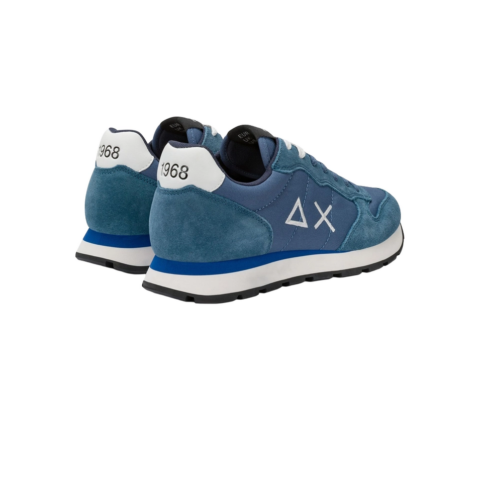 SCARPE SNEAKERS UOMO SUN68 TOM SOLID Z45101 PELLE 80 BLU ORIGINALE AI 2026