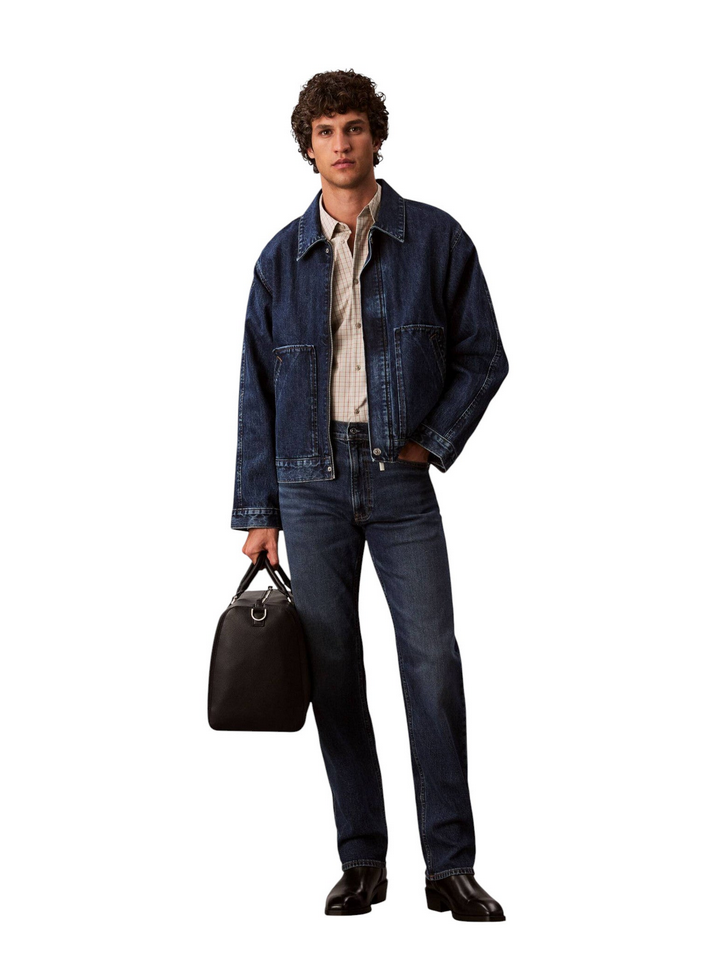 PANTALONE PANTALONI UOMO CALVIN KLEIN JEANS LV04LB782G BLU ORIGINALE AI 2026