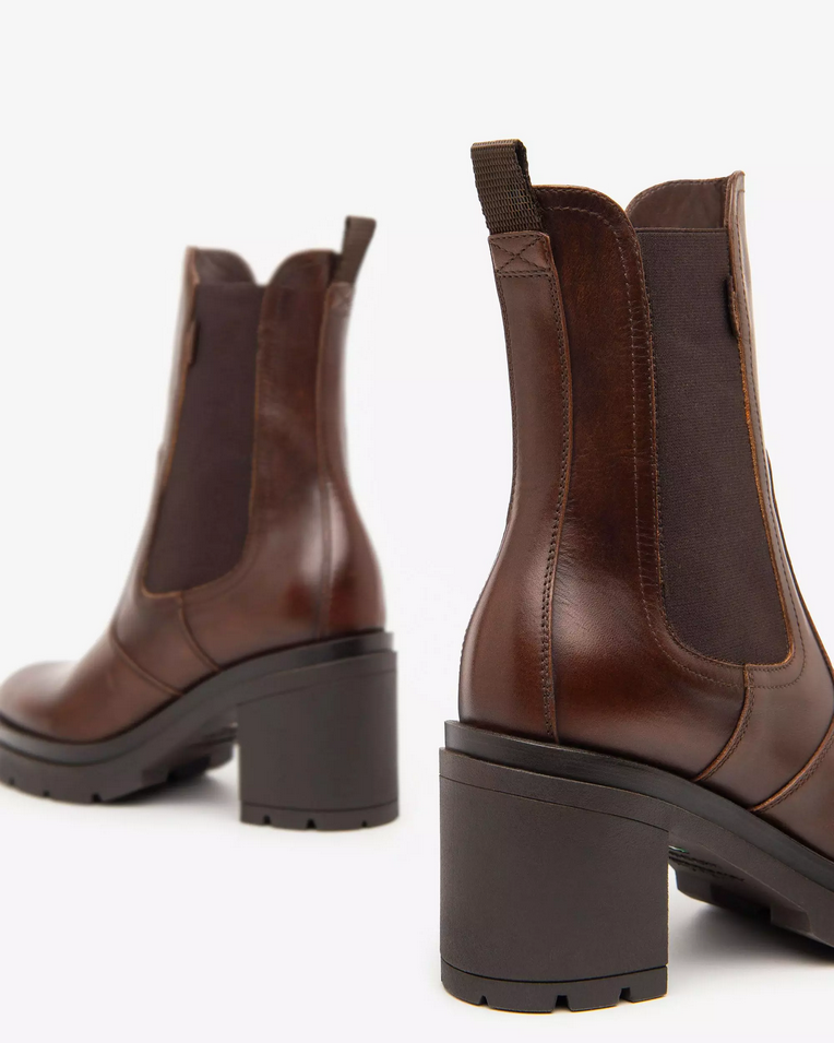 SCARPE TRONCHETTO DONNA NERO GIARDINI I411961D PELLE 412 ORIGINALE AI 2025