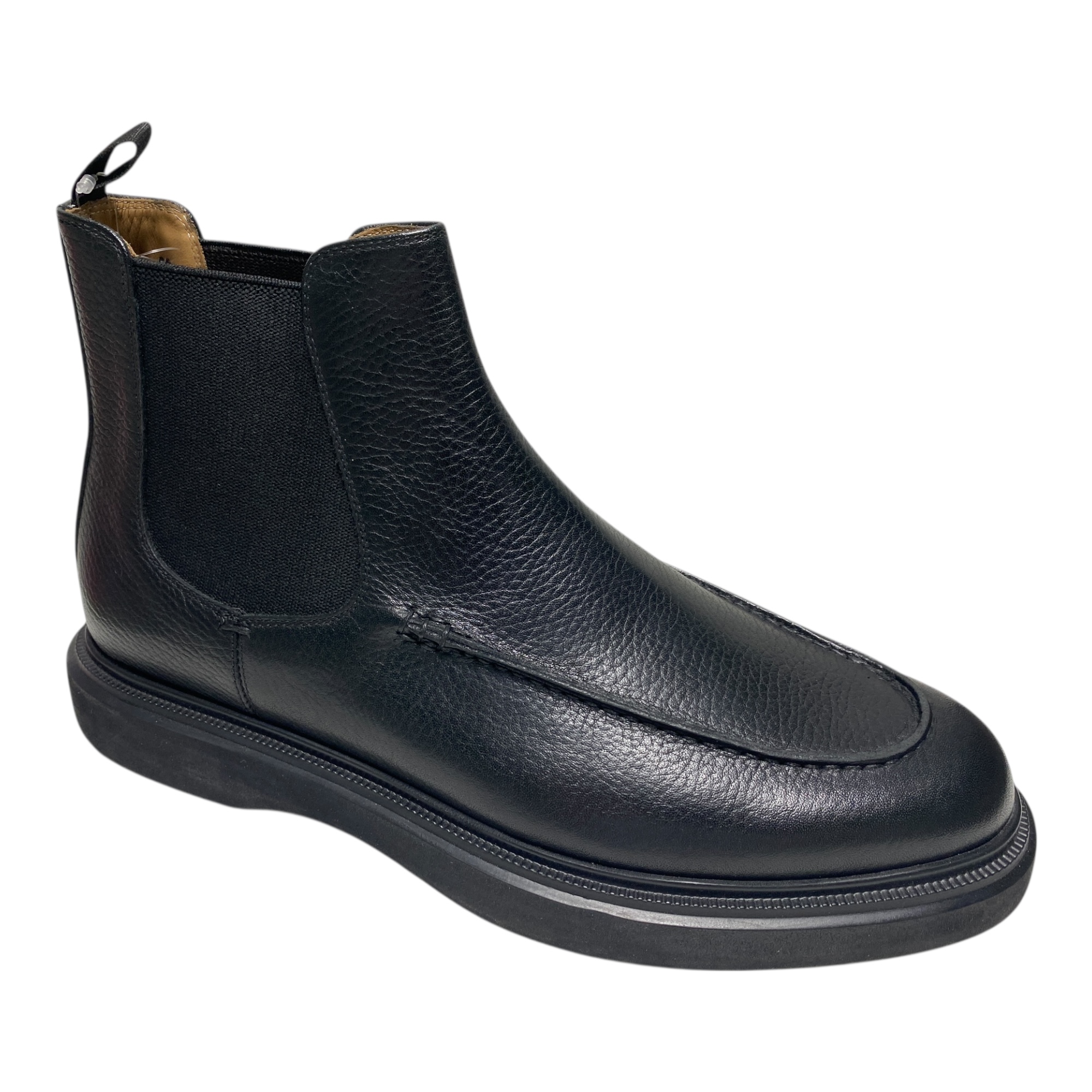 SCARPE STIVALETTI STIVALE UOMO BRECOS 12199 PELLE NERO ORIGINALE AI