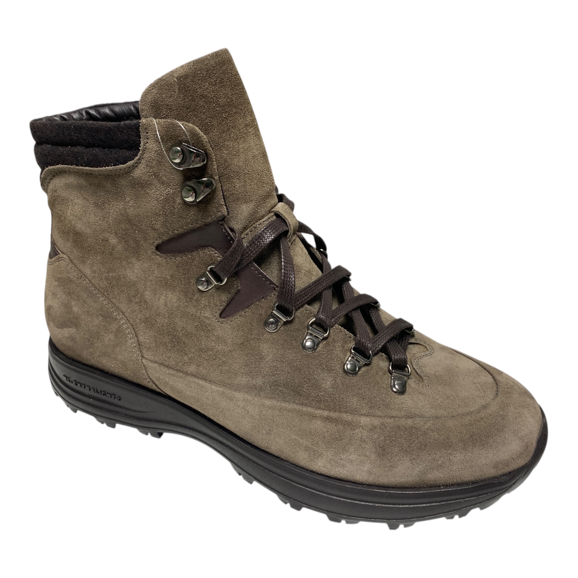 SCARPE SCARPONI STIVALE UOMO BRECOS 12619 PELLE MORO ORIGINALE AI