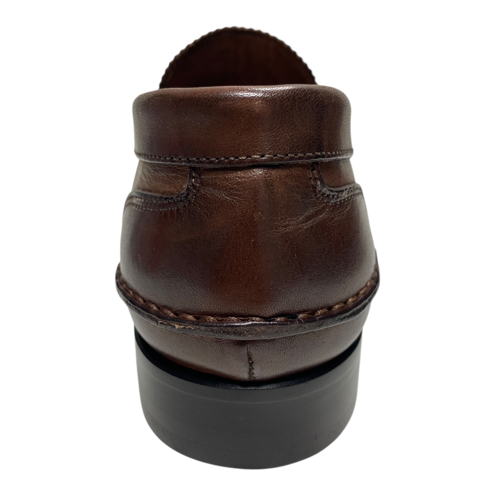 SCARPE MOCASSINO CASUAL UOMO BRECOS CAMB85 PELLE MARRONE ORIGINALE AI