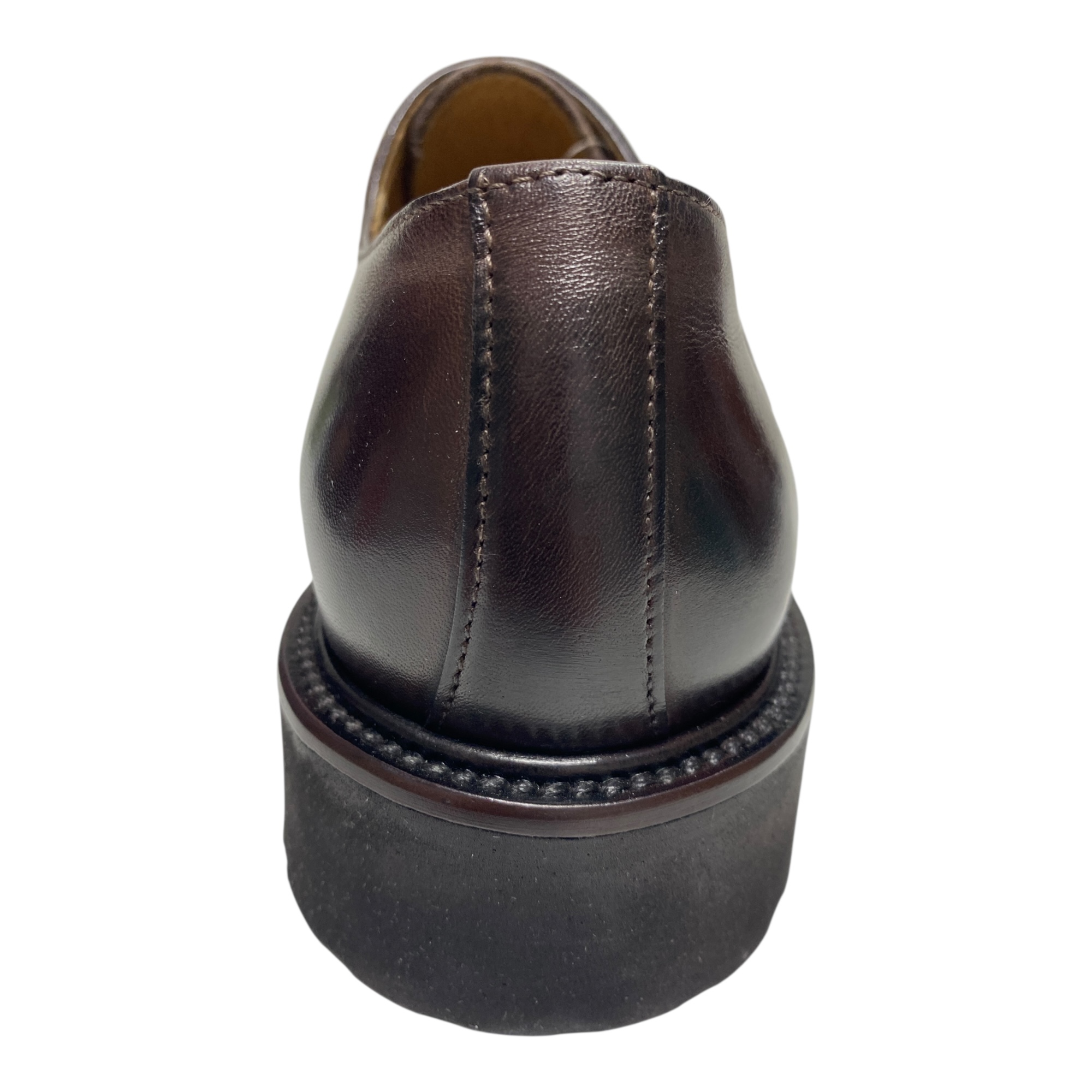 SCARPE DERBY CASUAL UOMO BRECOS 12586 PELLE MORO ORIGINALE AI