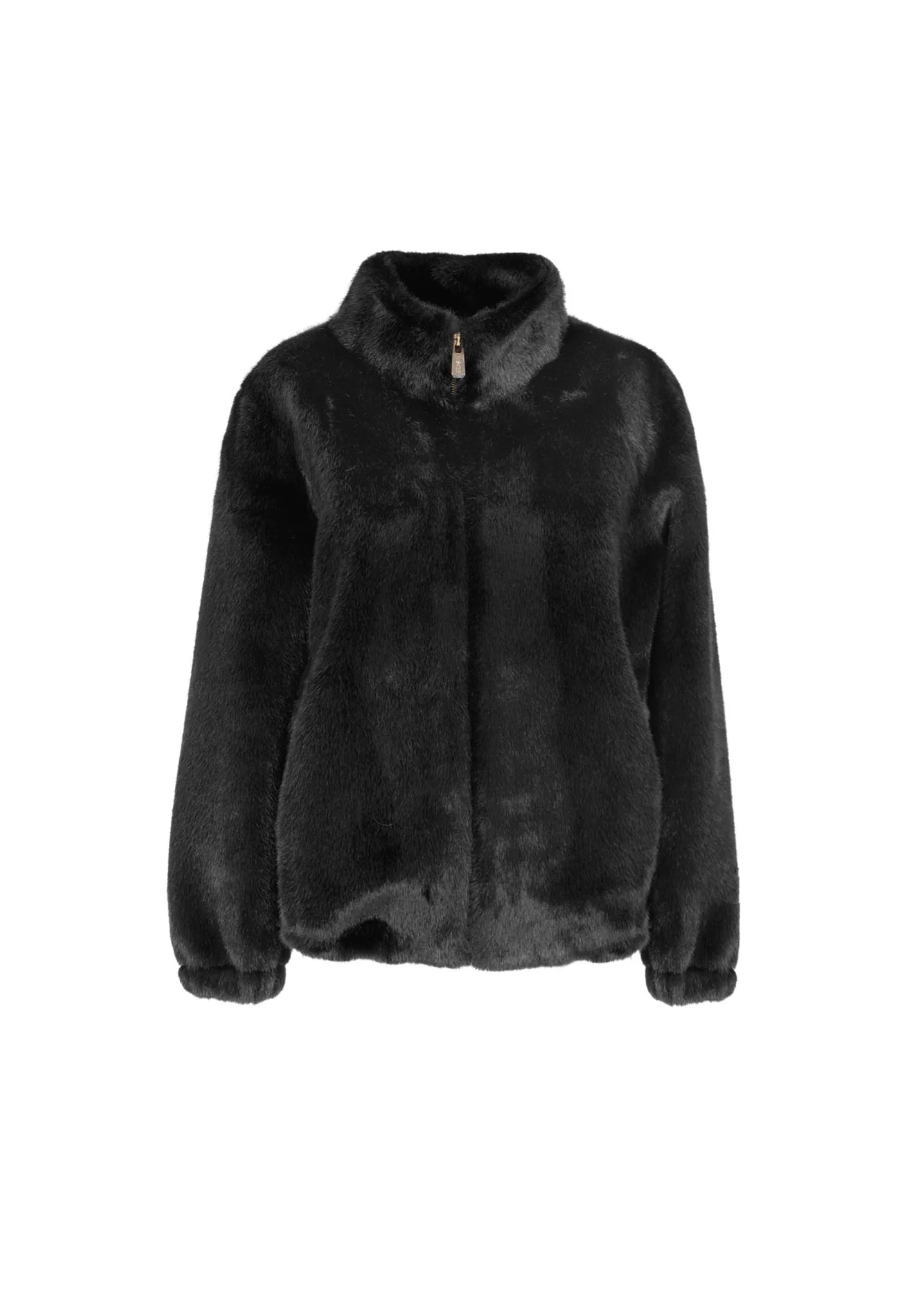 CAPPOTTO CAPPOTTI ECO PELLICCIA DONNA YES ZEE J046 KI00 NERO ORIGINALE AI 2026