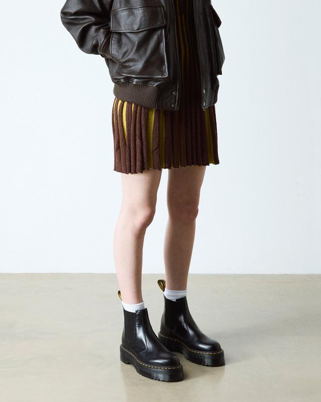 SCARPE STIVALETTI DONNA DR MARTENS 2976 QUAD 24687001 PELLE NERO ORIGINAL AI2026