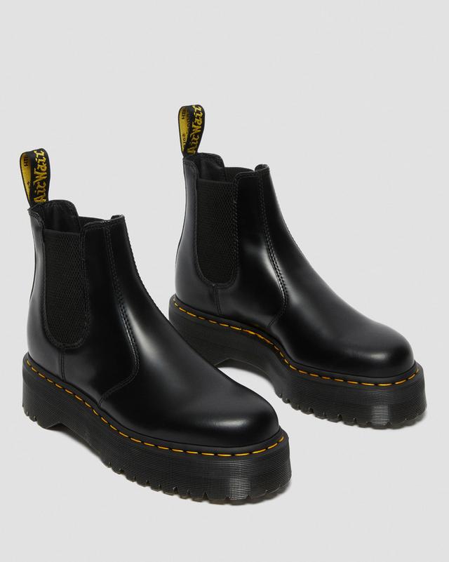 SCARPE STIVALETTI DONNA DR MARTENS 2976 QUAD 24687001 PELLE NERO ORIGINAL AI2026