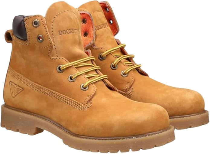 SCARPE SCARPONE UOMO DOCKSTEPS ROCCIA 1636M DSE106035 PELLE GIALLO ORIGINAL 2025