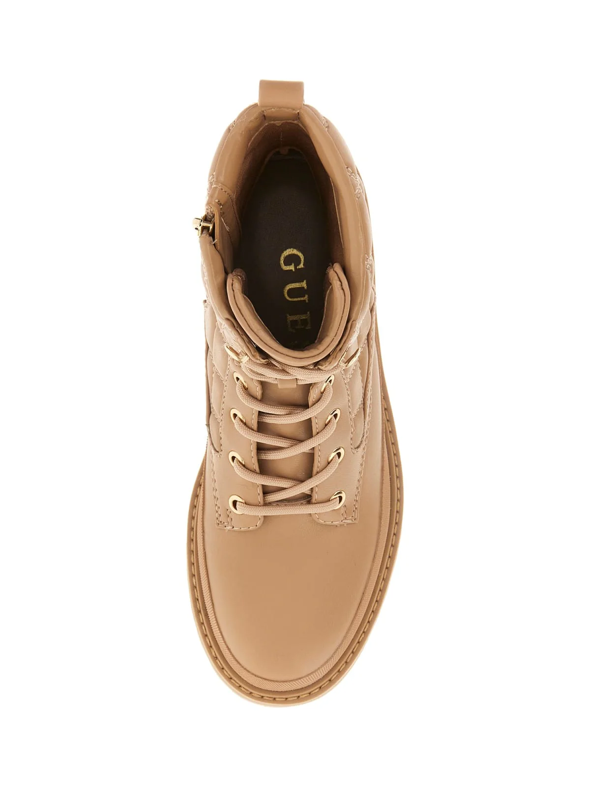 SCARPE STIVALETTI ANFIBIO DONNA GUESS FLFBD2ELE10 ROSA ORIGINALE AI 2025