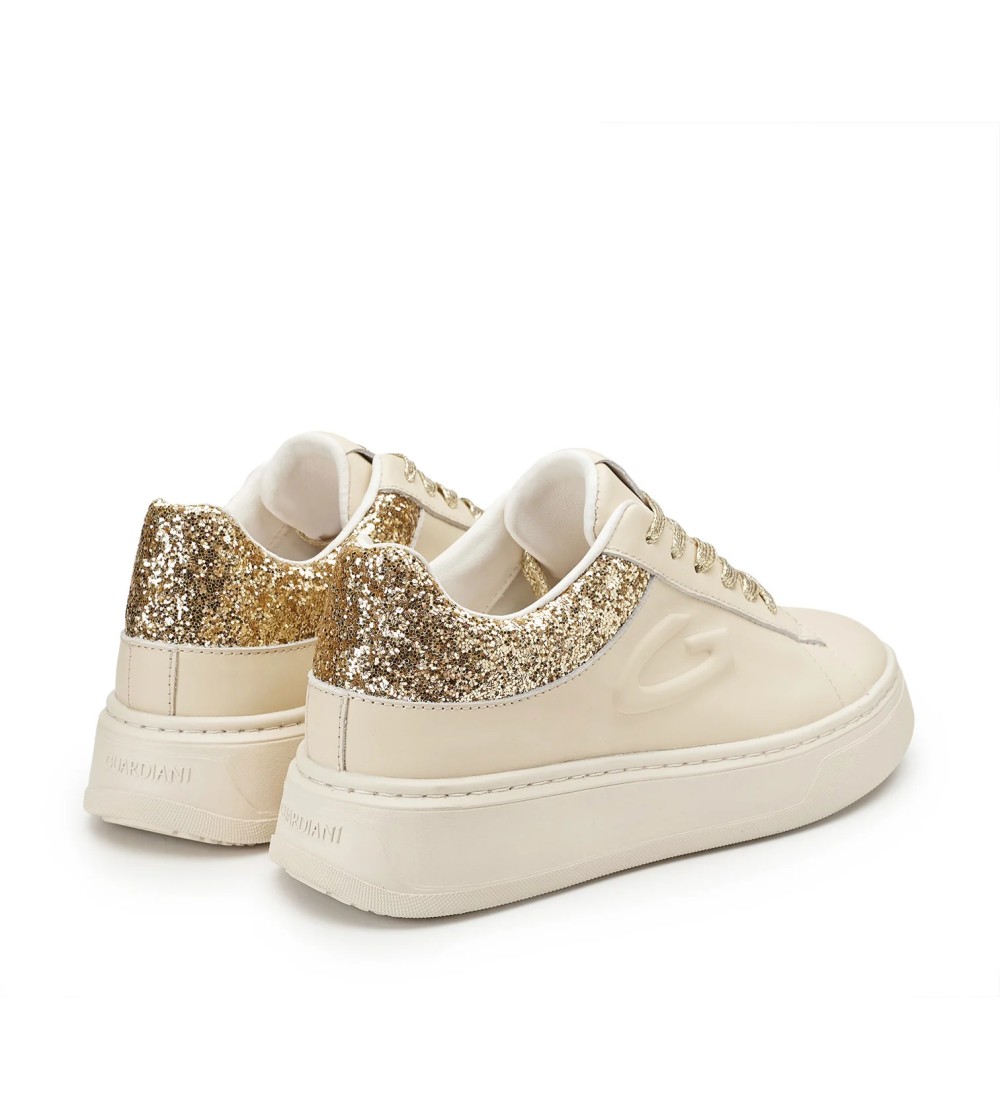 SCARPE SNEAKERS DONNA GUARDIANI NEW ERA 4002 AGW400204 ORO ORIGINALE PE 2025