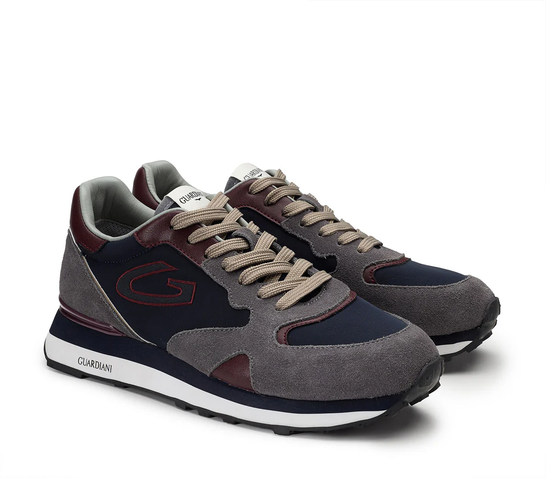 SCARPE SNEAKERS UOMO GUARDIANI WEN 3178 AGM317801 PELLE ORIGINALE PE 2025