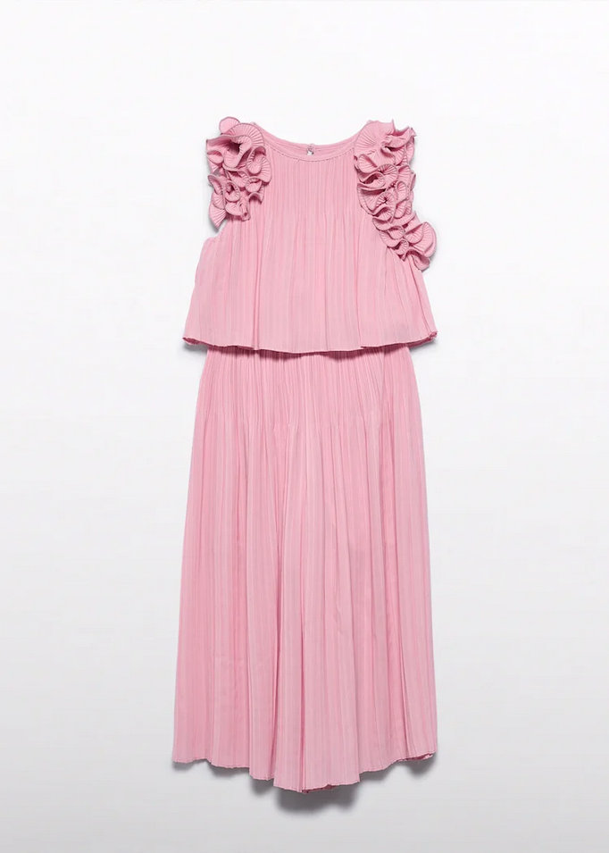 COMPLETO TOP PANTALONE BAMBINA ABEL E LULA 5285 05285 35 ROSA ORIGINALE PE 2026