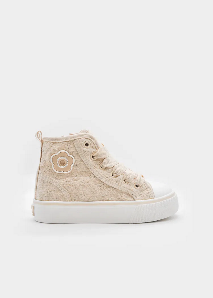 SCARPE SNEAKERS CASUAL NEONATA MAYORAL 43718 LINO 71 BEIGE ORIGINALE PE 2026