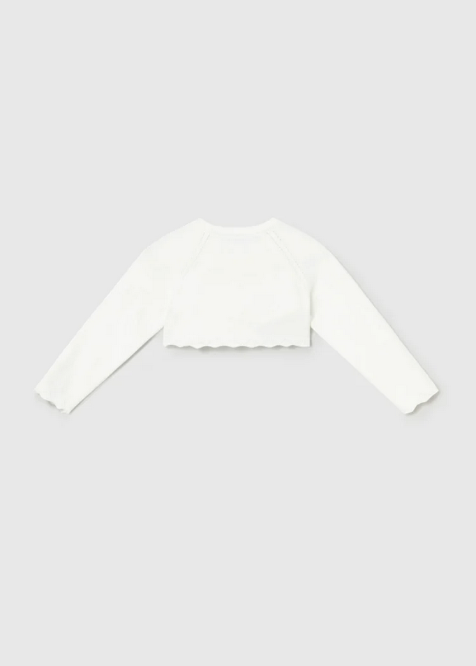 BOLERO CARDIGAN NEONATA MAYORAL 306 00306 COTONE 84 ECRU ORIGINALE PE 2026