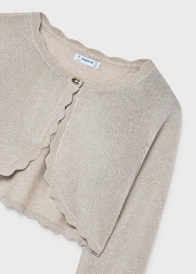 BOLERO CARDIGAN RAGAZZA MAYORAL 332 00332 73 BEIGE ORIGINALE PE 2026