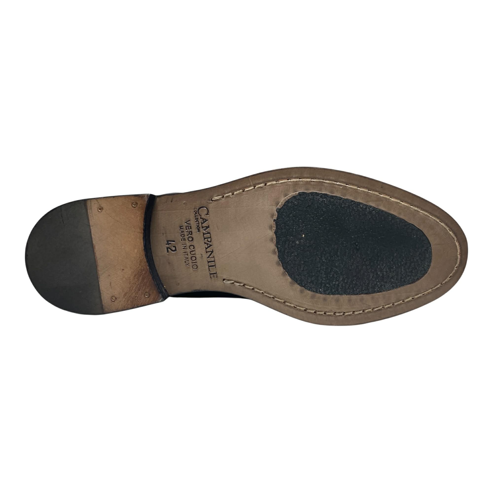 SCARPE DERBY CERIMONIA UOMO CAMPANILE 917 PELLE NERO ORIGINALE AI 2026