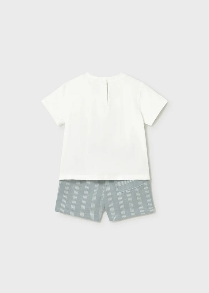 COMPLETO T SHIRT BERMUDA NEONATO MAYORAL 1227 01227 97 GRIGIO ORIGINALE PE 2026