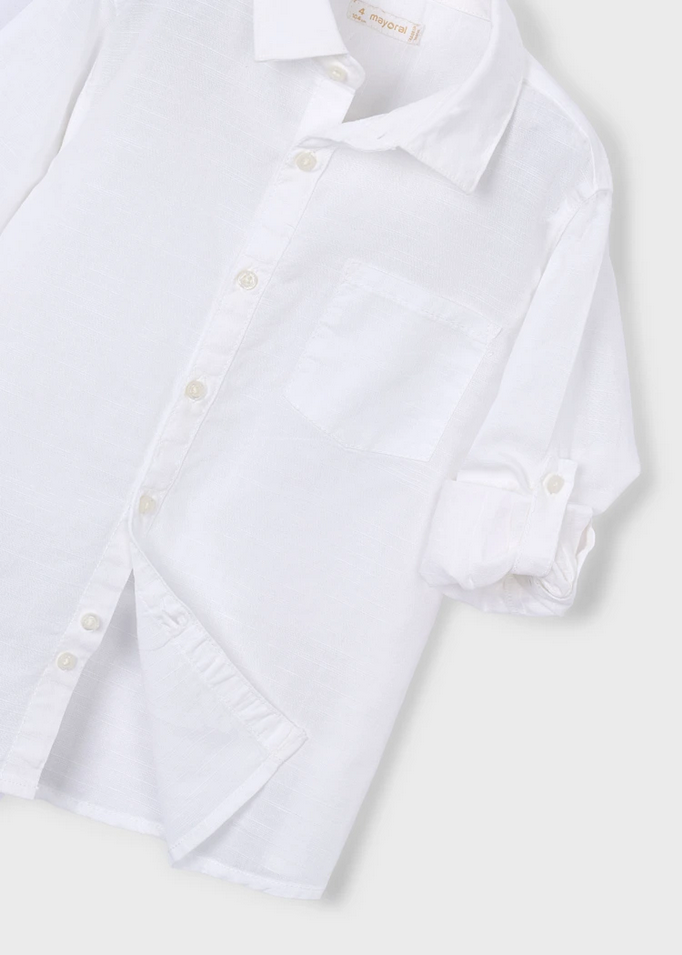CAMICIA CAMICIE BAMBINO MAYORAL 3119 03119 COTONE 38 BIANCO ORIGINALE PE 2026