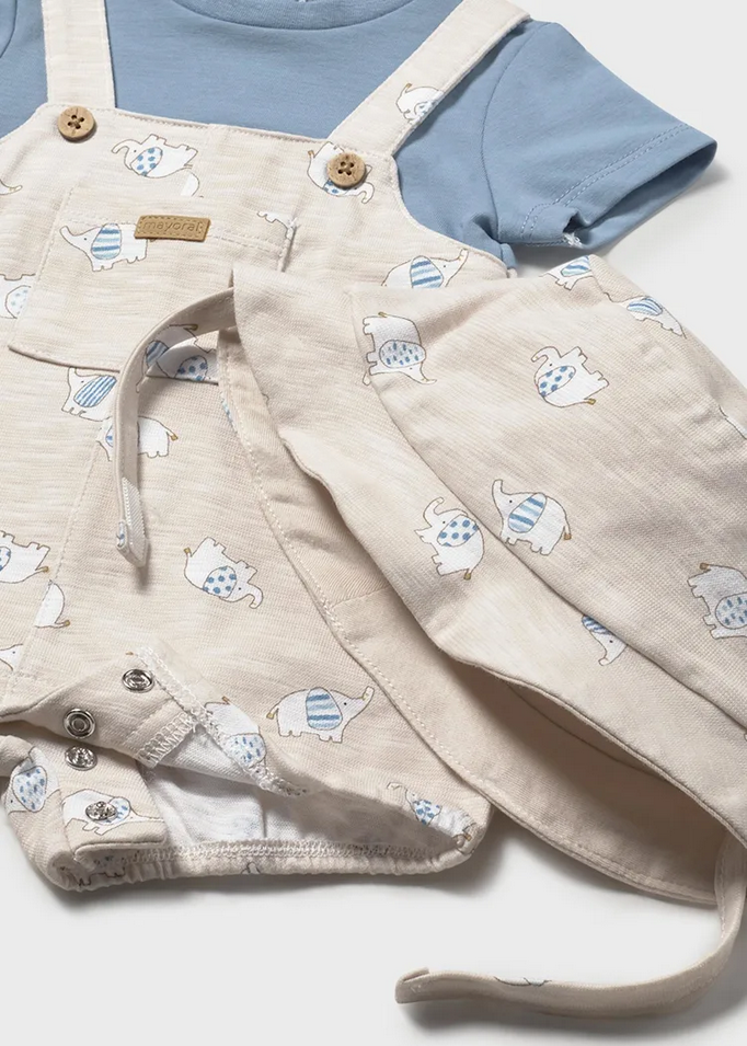 PAGLIACCETTO TUTA CAPPELLO NEONATO MAYORAL 1607 01607 10 BLU ORIGINALE PE 2026