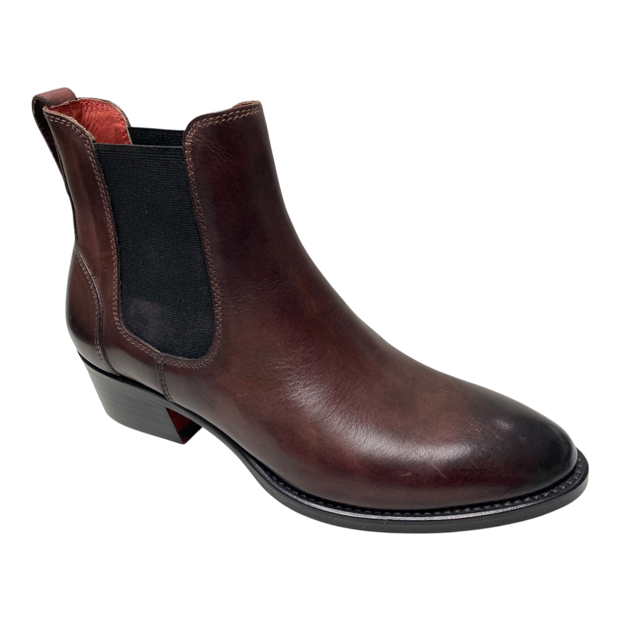 SCARPE STIVALI STIVALETTO DONNA LEONARDO CAMLL100 PELLE BORDO ORIGINALE AI