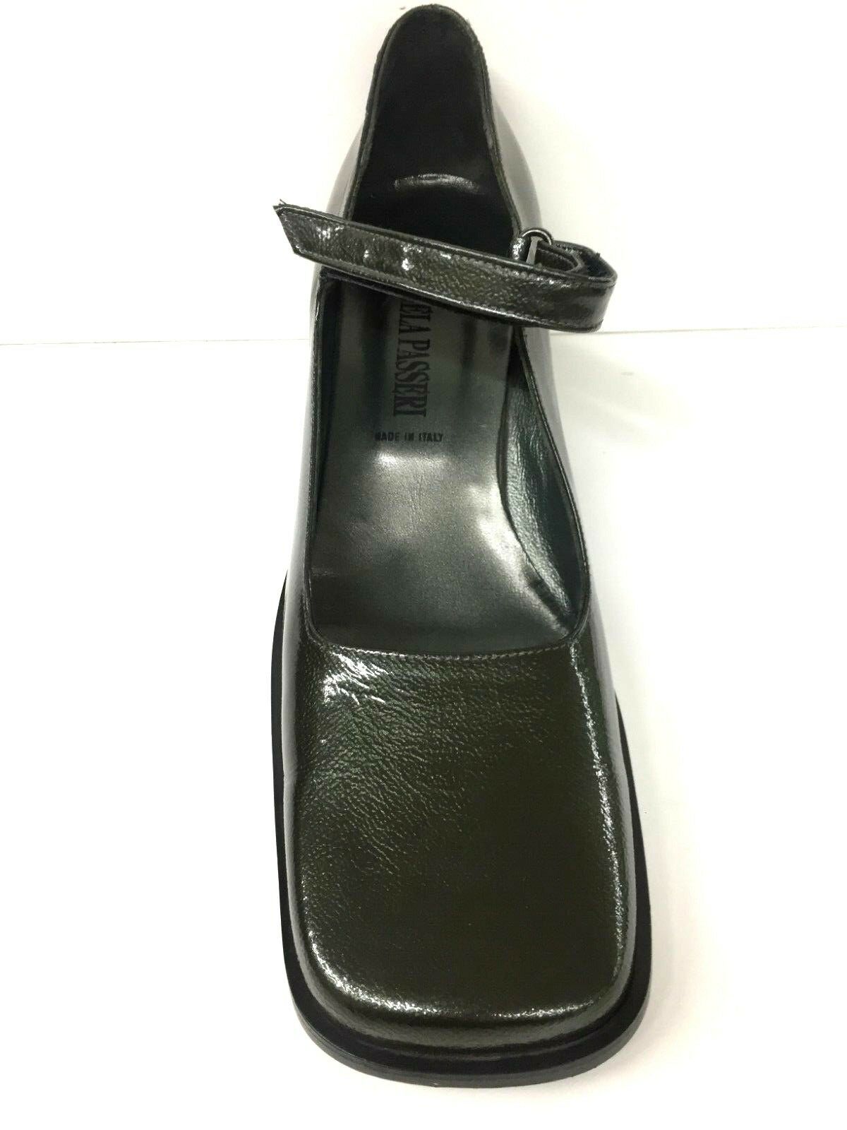 SCARPE DECOLTE SANDALO DONNA MANUELA PASSERI ORIGINALE 9460 PELLE TACCO AI NEW