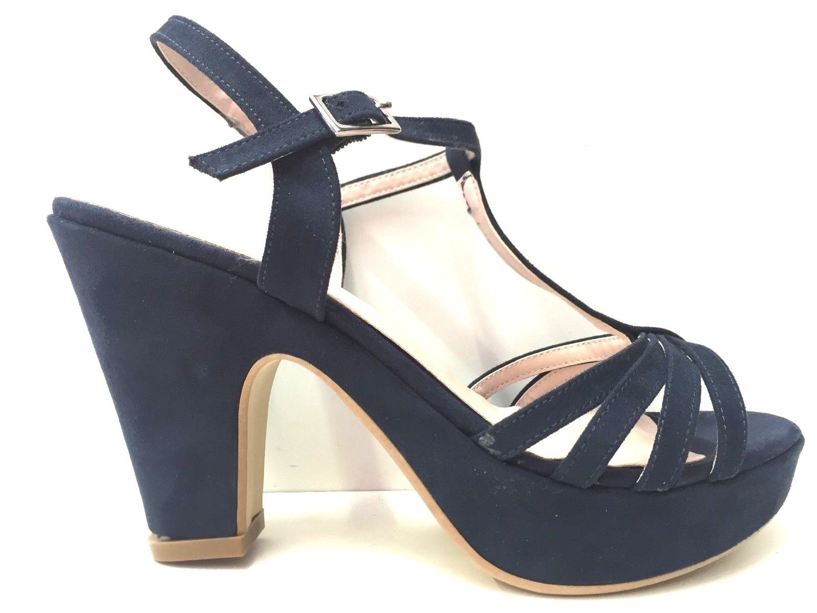 SCARPE DECOLTE CERIMONIA SANDALO DONNA 6 CARINA ORIGINAL 2006 ECO PELLE PE