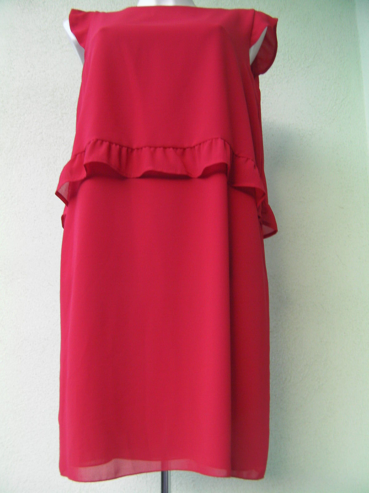VESTITO ABITO DONNA GAUDI' ORIGINALE R1D7310204 L ROSSO DRESS WOMAN GAUDI NUOVO