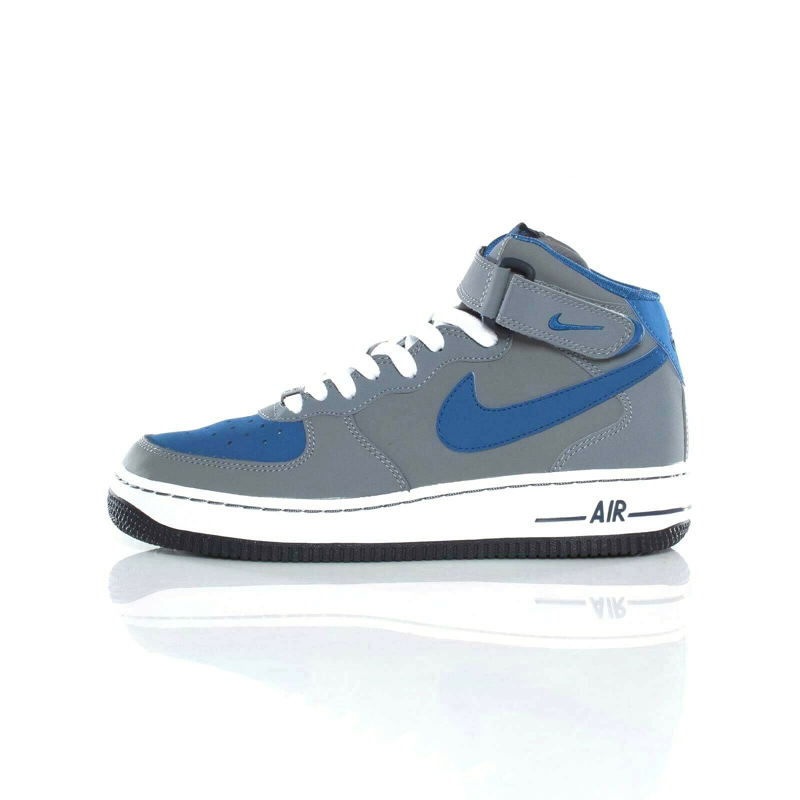 SCARPE SNEAKERS UOMO NIKE ORIGINALE AIR FORCE 1 MID GS 314195 01 PELLE AI NUOVO