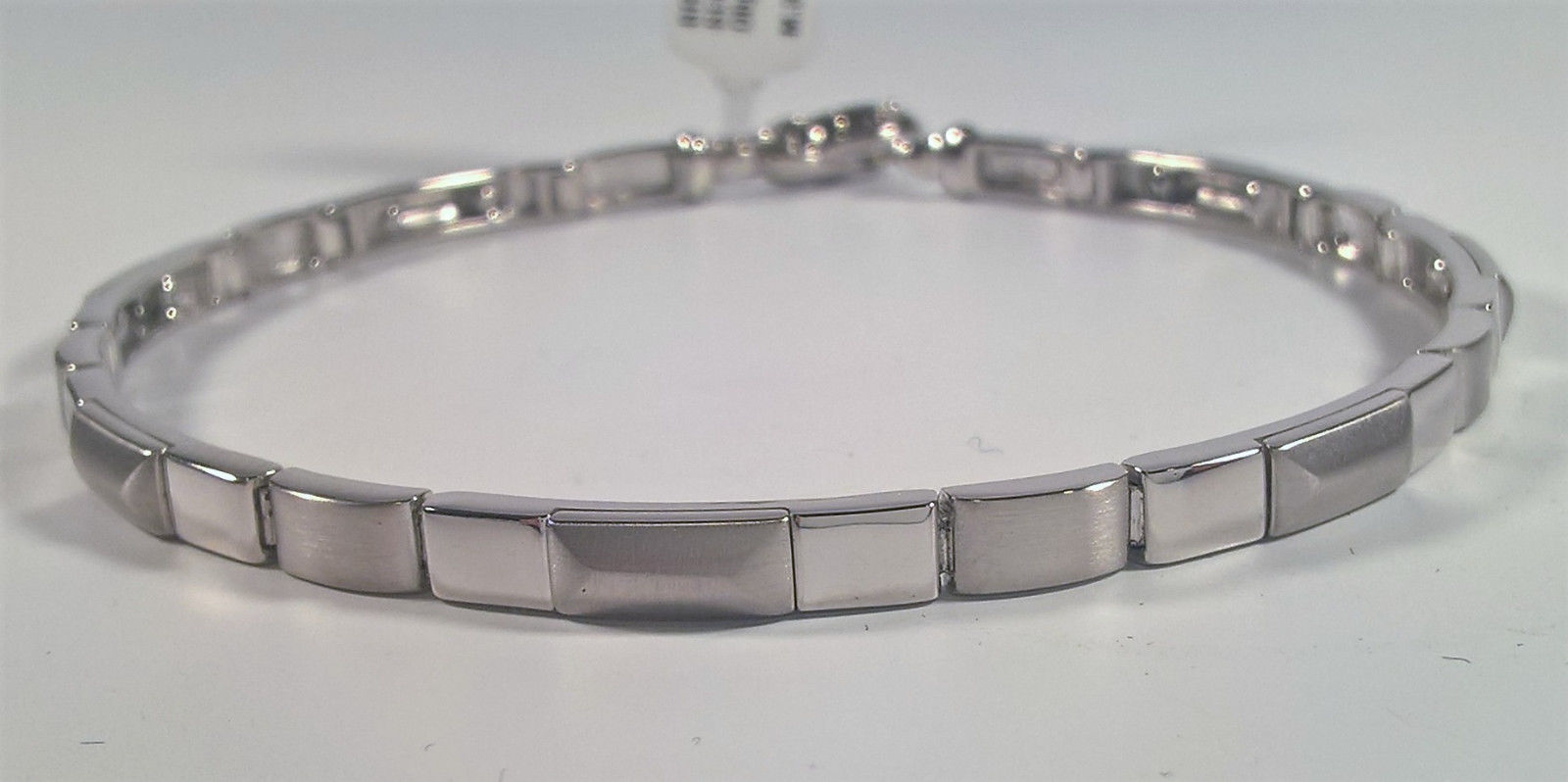 BRACCIALE MAN ORO 750 RIVIELLO ORIGINALE 17,2 gr LUCIDO SATINATO BRACELET GOLD