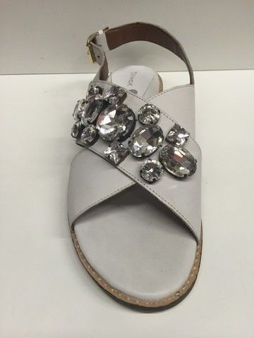 SCARPE SANDALI DONNA BPRIVATE SHOCKS by BRUNO PREMI ORIGINAL E0105X BIANCO PELLE