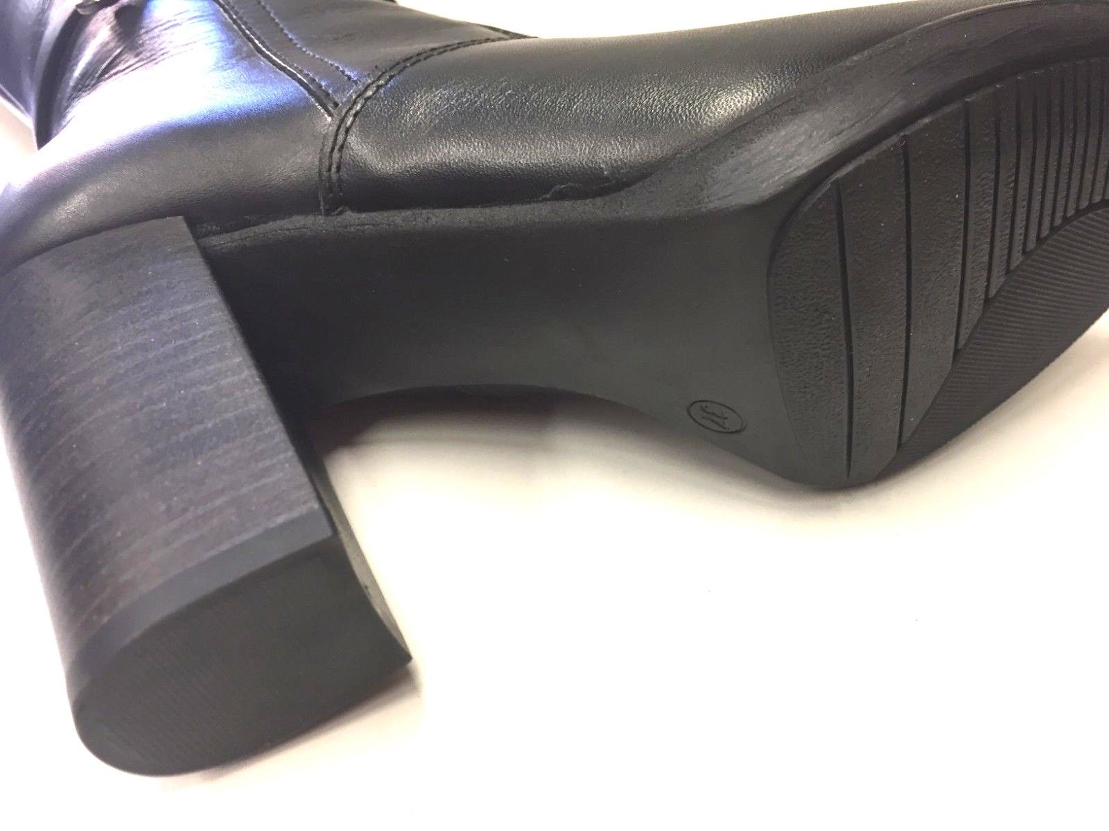 SCARPE STIVALE STIVALI TRONCHETTO ALTO DONNA AGORA\' ORIGINAL 59121 PELLE A/I NEW