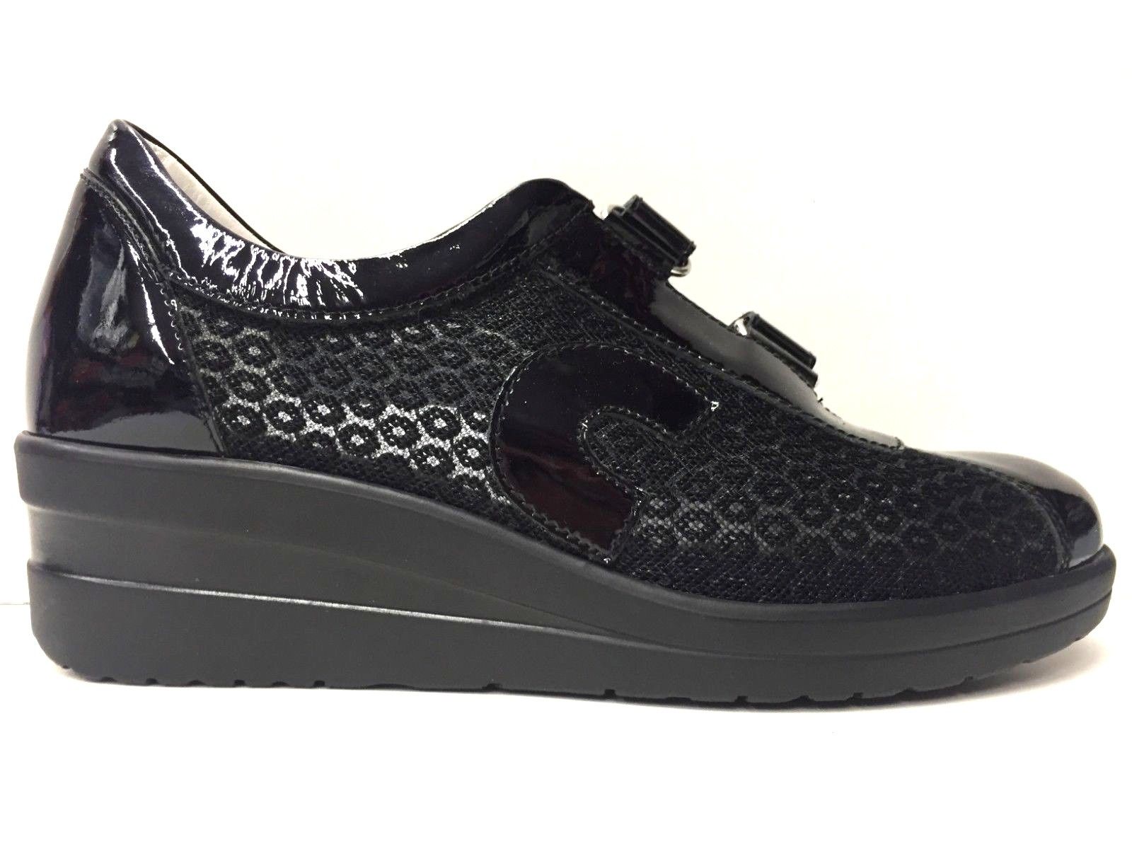 SCARPE SNEAKERS CASUAL DONNA CINZIA SOFT ORIGINALE 18 PELLE P/E 2018 NEW