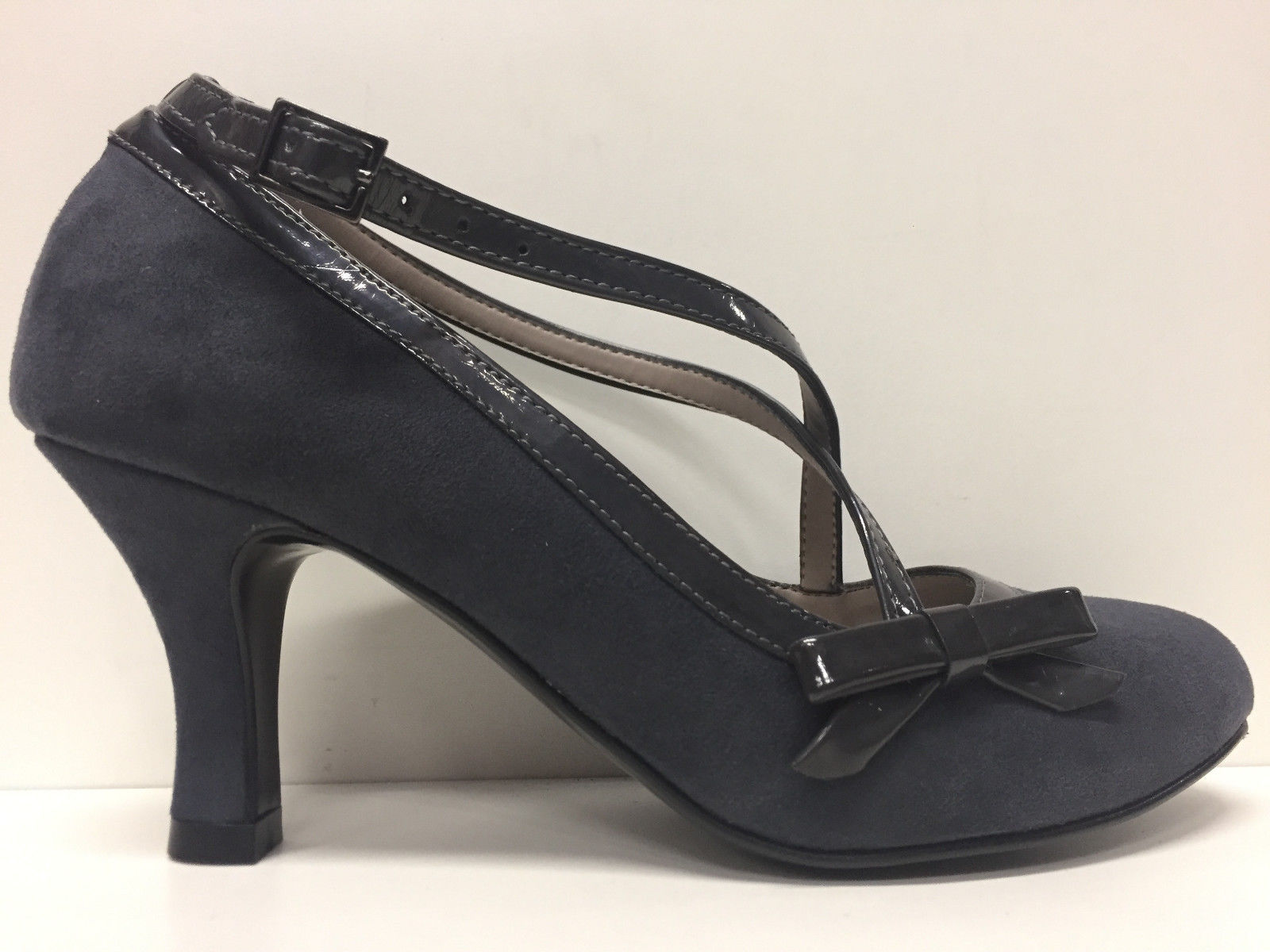 SCARPE DECOLTE' DONNA OSEY ORIGINALI 7636 GRIGIO PELLE SHOES LEATHER WOMAN GREY 